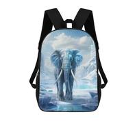 sinyumoney Mochilas Impresas En 3D Para Niños, Mochilas De Moda Y Casual Para Niños, Estudiantes De Primaria Y Colegio., Fantasy Frozen Elephant, 17"