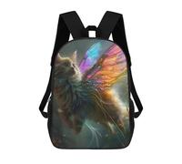 sinyumoney Mochilas Impresas En 3D Para Niños, Mochilas De Moda Y Casual Para Niños, Estudiantes De Primaria Y Colegio., Flying Cat With Wings, 17"