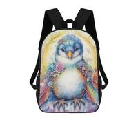 sinyumoney Mochilas Infantiles De 17 Pulgadas Adorable Little Penguin Mochila Escolar Impresa En 3D Para Niños Mochilas De Viaje De Moda Para Niños Y Estudiantes