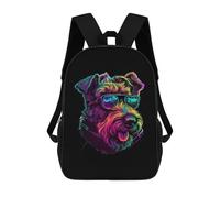 sinyumoney Mochilas Infantiles De 17 Pulgadas Airedale Terrier Mochila Escolar Impresa En 3D Para Niños Mochilas De Viaje De Moda Para Niños Y Estudiantes