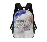 sinyumoney Mochilas Infantiles De 17 Pulgadas American Football Helmet Mochila Escolar Impresa En 3D Para Niños Mochilas De Viaje De Moda Para Niños Y Estudiantes