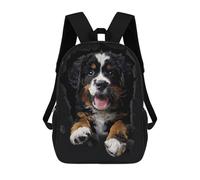 sinyumoney Mochilas Infantiles De 17 Pulgadas Bernese Mountain Dog Mochila Escolar Impresa En 3D Para Niños Mochilas De Viaje De Moda Para Niños Y Estudiantes