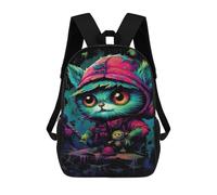 sinyumoney Mochilas Infantiles De 17 Pulgadas Colorful Fantasy Creature Artwork Mochila Escolar Impresa En 3D Para Niños Mochilas De Viaje De Moda Para Niños Y Estudiantes