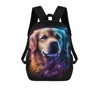 sinyumoney Mochilas Infantiles De 17 Pulgadas Colorful Galaxy Dog Portrait Mochila Escolar Impresa En 3D Para Niños Mochilas De Viaje De Moda Para Niños Y Estudiantes