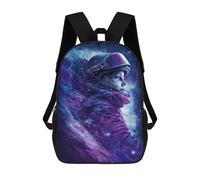 sinyumoney Mochilas Infantiles De 17 Pulgadas Cosmic Astronaut Journey Mochila Escolar Impresa En 3D Para Niños Mochilas De Viaje De Moda Para Niños Y Estudiantes