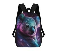 sinyumoney Mochilas Infantiles De 17 Pulgadas Cosmic Koala Art Print-7 Mochila Escolar Impresa En 3D Para Niños Mochilas De Viaje De Moda Para Niños Y Estudiantes