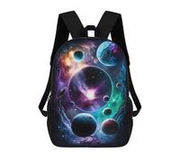 sinyumoney Mochilas Infantiles De 17 Pulgadas Cosmic Planets Artwork Mochila Escolar Impresa En 3D Para Niños Mochilas De Viaje De Moda Para Niños Y Estudiantes