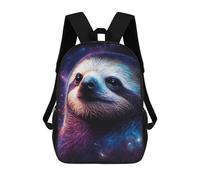 sinyumoney Mochilas Infantiles De 17 Pulgadas Cosmic Sloth Wall Art Print Mochila Escolar Impresa En 3D Para Niños Mochilas De Viaje De Moda Para Niños Y Estudiantes