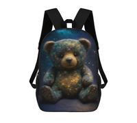 sinyumoney Mochilas Infantiles De 17 Pulgadas Cosmic Teddy Bear Plush Toy-1 Mochila Escolar Impresa En 3D Para Niños Mochilas De Viaje De Moda Para Niños Y Estudiantes