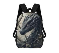 sinyumoney Mochilas Infantiles De 17 Pulgadas Dragon Fantasy Artwork -5 Mochila Escolar Impresa En 3D Para Niños Mochilas De Viaje De Moda Para Niños Y Estudiantes