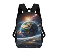 sinyumoney Mochilas Infantiles De 17 Pulgadas Earth from Space A Cosmic View Mochila Escolar Impresa En 3D Para Niños Mochilas De Viaje De Moda Para Niños Y Estudiantes