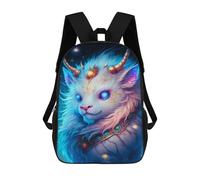 sinyumoney Mochilas Infantiles De 17 Pulgadas Fantasy Creature Art Print Mochila Escolar Impresa En 3D Para Niños Mochilas De Viaje De Moda Para Niños Y Estudiantes