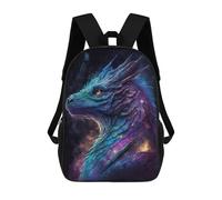 sinyumoney Mochilas Infantiles De 17 Pulgadas Galactic Dragon Art Print-14 Mochila Escolar Impresa En 3D Para Niños Mochilas De Viaje De Moda Para Niños Y Estudiantes