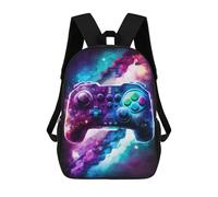 sinyumoney Mochilas Infantiles De 17 Pulgadas Galactic Gaming Controller Art -1 Mochila Escolar Impresa En 3D Para Niños Mochilas De Viaje De Moda Para Niños Y Estudiantes