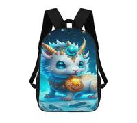 sinyumoney Mochilas Infantiles De 17 Pulgadas Magical Fantasy Creature Art Print Mochila Escolar Impresa En 3D Para Niños Mochilas De Viaje De Moda Para Niños Y Estudiantes