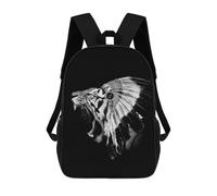 sinyumoney Mochilas Infantiles De 17 Pulgadas Native AMERICAN Tiger Mochila Escolar Impresa En 3D Para Niños Mochilas De Viaje De Moda Para Niños Y Estudiantes