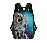 sinyumoney Mochilas Infantiles De 17 Pulgadas Owl Galaxy Mochila Escolar Impresa En 3D Para Niños Mochilas De Viaje De Moda Para Niños Y Estudiantes