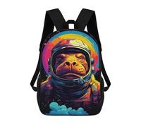 sinyumoney Mochilas Infantiles De 17 Pulgadas Space Dog Astronaut Art Print Mochila Escolar Impresa En 3D Para Niños Mochilas De Viaje De Moda Para Niños Y Estudiantes
