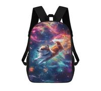 sinyumoney Mochilas Infantiles De 17 Pulgadas Space Pup Adventure -2 Mochila Escolar Impresa En 3D Para Niños Mochilas De Viaje De Moda Para Niños Y Estudiantes