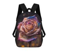 sinyumoney Mochilas Infantiles De 17 Pulgadas The Rose of The Universe Mochila Escolar Impresa En 3D Para Niños Mochilas De Viaje De Moda Para Niños Y Estudiantes