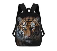 sinyumoney Mochilas Infantiles De 17 Pulgadas Tiger Face Mochila Escolar Impresa En 3D Para Niños Mochilas De Viaje De Moda Para Niños Y Estudiantes