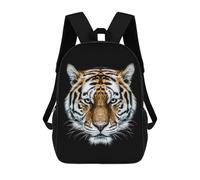 sinyumoney Mochilas Infantiles De 17 Pulgadas Wild Tiger Head Mochila Escolar Impresa En 3D Para Niños Mochilas De Viaje De Moda Para Niños Y Estudiantes
