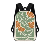 sinyumoney Mochilas Infantiles Impresas En 3D 17inch Abstract Boho Floral Bolsas Para Libros Para Niños Y Niñas Mochila Escolar Con Bolsillos Grandes Para Niños