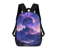 sinyumoney Mochilas Infantiles Impresas En 3D 17inch Anime Mountain Cosmos Bolsas Para Libros Para Niños Y Niñas Mochila Escolar Con Bolsillos Grandes Para Niños