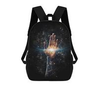 sinyumoney Mochilas Infantiles Impresas En 3D 17inch Celestial Hand Bolsas Para Libros Para Niños Y Niñas Mochila Escolar Con Bolsillos Grandes Para Niños
