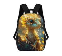 sinyumoney Mochilas Infantiles Impresas En 3D 17inch Golden Yellow Baby Dragon Bolsas Para Libros Para Niños Y Niñas Mochila Escolar Con Bolsillos Grandes Para Niños