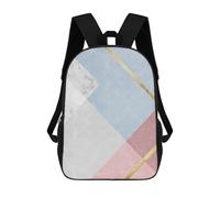sinyumoney Mochilas Infantiles Impresas En 3D 17inch Modern Textures VI Bolsas Para Libros Para Niños Y Niñas Mochila Escolar Con Bolsillos Grandes Para Niños
