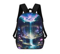 sinyumoney Mochilas Infantiles Impresas En 3D 17inch Secret Haven Bolsas Para Libros Para Niños Y Niñas Mochila Escolar Con Bolsillos Grandes Para Niños