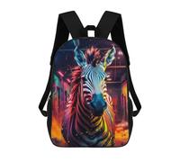 sinyumoney Mochilas Infantiles Impresas En 3D 17inch Urban Zebra Graffiti Art Bolsas Para Libros Para Niños Y Niñas Mochila Escolar Con Bolsillos Grandes Para Niños