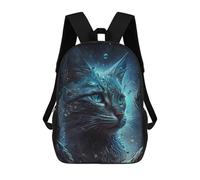 sinyumoney Mochilas Infantiles Impresas En 3D Abyssinian Cat Mochilas Para Libros Para Niños Y Niñas Mochila Escolar Infantil Con Bolsillos Grandes Para Niños 17inch