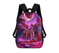 sinyumoney Mochilas Infantiles Impresas En 3D Alien Ruins A Cosmic Fantasy Mochilas Escolares Para Niños Y Niñas Mochilas De Viaje Bolsas Para Libros Para La Escuela O Viajes 17inch