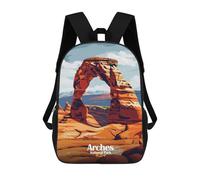 sinyumoney Mochilas Infantiles Impresas En 3D Arches National Park, Utah, USA Mochila Escolar Infantil Linda Mochila Informal Para Exteriores Para Niños Estudiantes De Secundaria 17inch