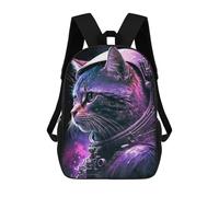 sinyumoney Mochilas Infantiles Impresas En 3D Astronaut Space Cat Mochilas Escolares Para Niños Y Niñas Mochilas De Viaje Bolsas Para Libros Para La Escuela O Viajes 17inch