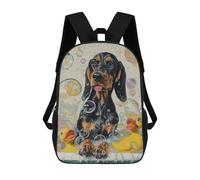 sinyumoney Mochilas Infantiles Impresas En 3D Black And Tan Coonhound Do Mochila Escolar Infantil Linda Mochila Informal Para Exteriores Para Niños Estudiantes De Secundaria 17inch