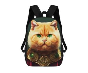 sinyumoney Mochilas Infantiles Impresas En 3D British Shorthair Cat Mochilas Escolares Para Niños Y Niñas Mochilas De Viaje Bolsas Para Libros Para La Escuela O Viajes 17inch