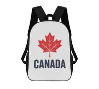 sinyumoney Mochilas Infantiles Impresas En 3D Canada Maple Leaf Symbol Mochila Escolar Infantil Linda Mochila Informal Para Exteriores Para Niños Estudiantes De Secundaria 17inch