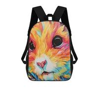 sinyumoney Mochilas Infantiles Impresas En 3D Cat Close Up Portrait Mochilas Para Libros Para Niños Y Niñas Mochila Escolar Infantil Con Bolsillos Grandes Para Niños 17inch