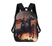 sinyumoney Mochilas Infantiles Impresas En 3D Cavalry in War Mochilas Para Libros Para Niños Y Niñas Mochila Escolar Infantil Con Bolsillos Grandes Para Niños 17inch