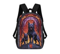 sinyumoney Mochilas Infantiles Impresas En 3D Cerberus Dog Myth Animal Mochilas Para Libros Para Niños Y Niñas Mochila Escolar Infantil Con Bolsillos Grandes Para Niños 17inch