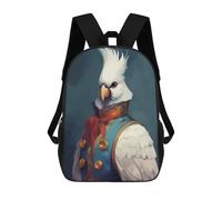 sinyumoney Mochilas Infantiles Impresas En 3D Cockatoo Bird Precious Mochilas Para Libros Para Niños Y Niñas Mochila Escolar Infantil Con Bolsillos Grandes Para Niños 17inch