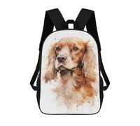 sinyumoney Mochilas Infantiles Impresas En 3D Cocker Spaniel Dog Mochilas Mochilas De Moda Casual Mochila De Día Bonitas Bolsas De Viaje Mochila Casual Para Exteriores Para Niño Y Niña