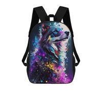 sinyumoney Mochilas Infantiles Impresas En 3D Colorful Abstract Dog Art Print-2 Mochilas Mochilas De Moda Casual Mochila De Día Bonitas Bolsas De Viaje Mochila Casual Para Exteriores Para Niño Y Niña