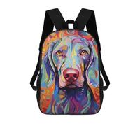 sinyumoney Mochilas Infantiles Impresas En 3D Colorful Dog Portrait Mochilas Mochilas De Moda Casual Mochila De Día Bonitas Bolsas De Viaje Mochila Casual Para Exteriores Para Niño Y Niña
