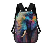 sinyumoney Mochilas Infantiles Impresas En 3D Colorful Elephant Art Print Mochilas Escolares Para Niños Y Niñas Mochilas De Viaje Bolsas Para Libros Para La Escuela O Viajes 17inch