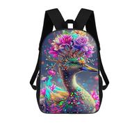 sinyumoney Mochilas Infantiles Impresas En 3D Colorful Fantasy Duck Art Mochilas Mochilas De Moda Casual Mochila De Día Bonitas Bolsas De Viaje Mochila Casual Para Exteriores Para Niño Y Niña