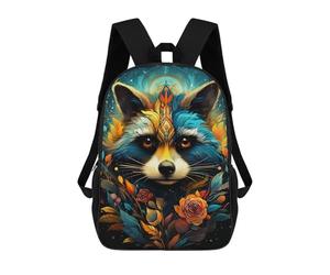 sinyumoney Mochilas Infantiles Impresas En 3D Colorful Fox Portrait -13 Mochilas Escolares Para Niños Y Niñas Mochilas De Viaje Bolsas Para Libros Para La Escuela O Viajes 17inch